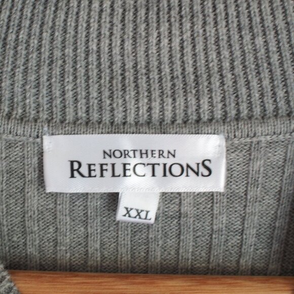 Northern Reflections | Mock Neck Ribbed Turtleneck in Organic Cotton - Picture 2 of 4